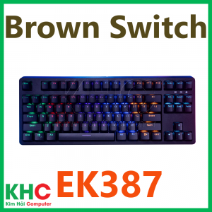 Bàn phím cơ chơi game EK387 (Blue/Brown/Red Switch) - E-dra Gaming -2