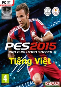 PES 2015 Việt hóa - Pro Evolution Soccer 2015 Việt hóa - 4DVD - PATCH 7.0 - Giải nén và Play