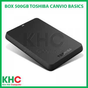 Ổ Cứng Di Động TOSHIBA CANVIO BASICS 500GB 2.5’’ USB 3.0