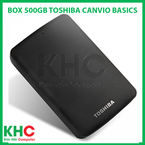 Ổ Cứng Di Động TOSHIBA CANVIO BASICS 500GB 2.5’’ USB 3.0 -2