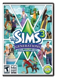 The Sims 3: Generations - DVD thứ 8 của bộ The Sim 3 -1DVD