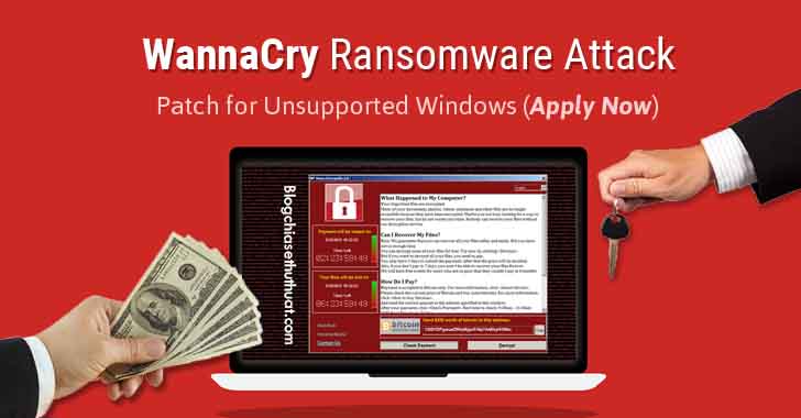 Hướng Dẫn Cách Ngăn Chặn Phòng Ngừa Virus Tống tiền Mã hóa dữ liệu Ransomware WannaCry