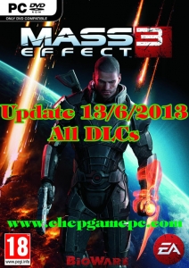 Mass Effect 3 Update All DLCs - 2DVD - List game pc tháng 6-2013