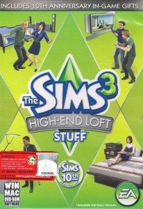 The Sims 3: High-End Loft Stuff - DVD thứ 3 của bộ The Sim 3 - 1DVD